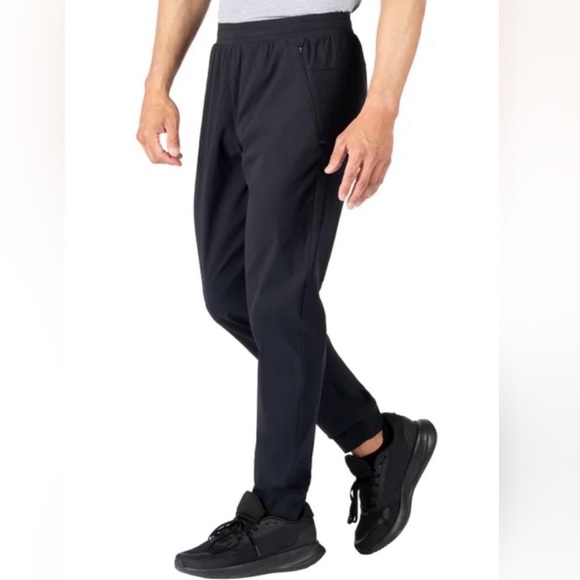 NWT Soybu Men's Performance Black Woven Jogger Size XL - Picture 5 of 7